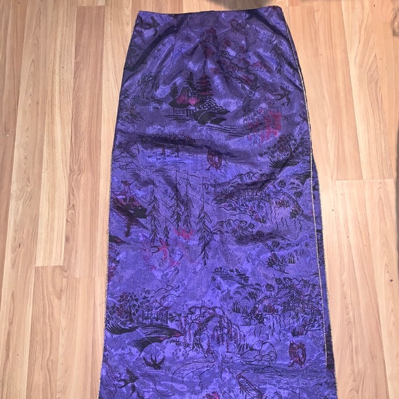 NWOT Zara Maxi Skirt Size Small Oriental Style - Picture 3 of 9